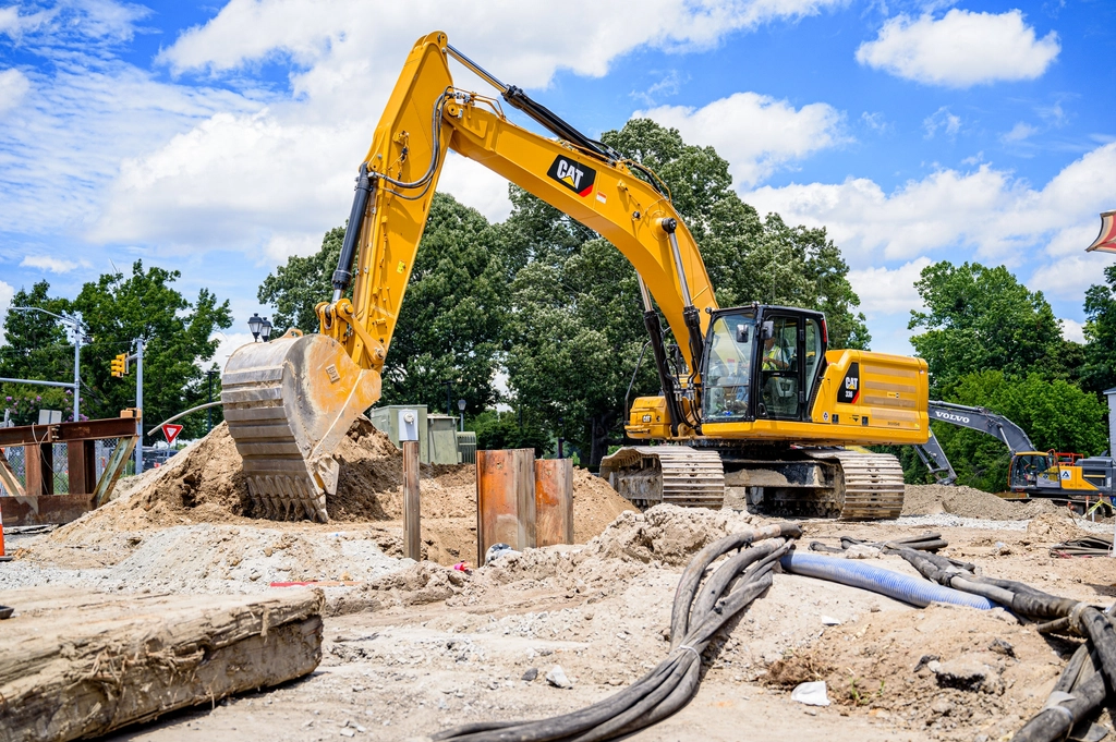 Town Creek Culvert construction site